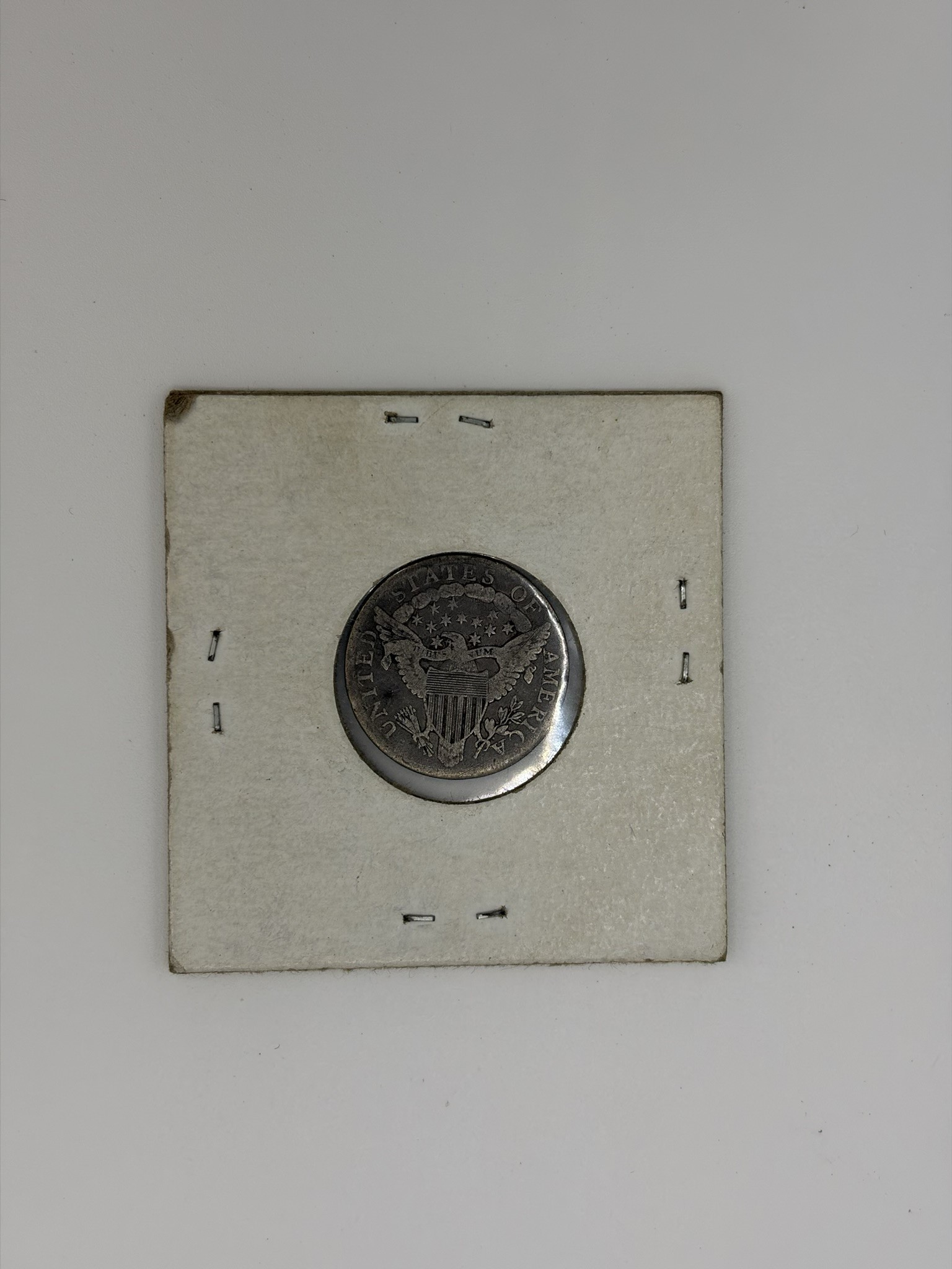 1800s U.S. bust dime reverse at Gold King in Hickory, NC