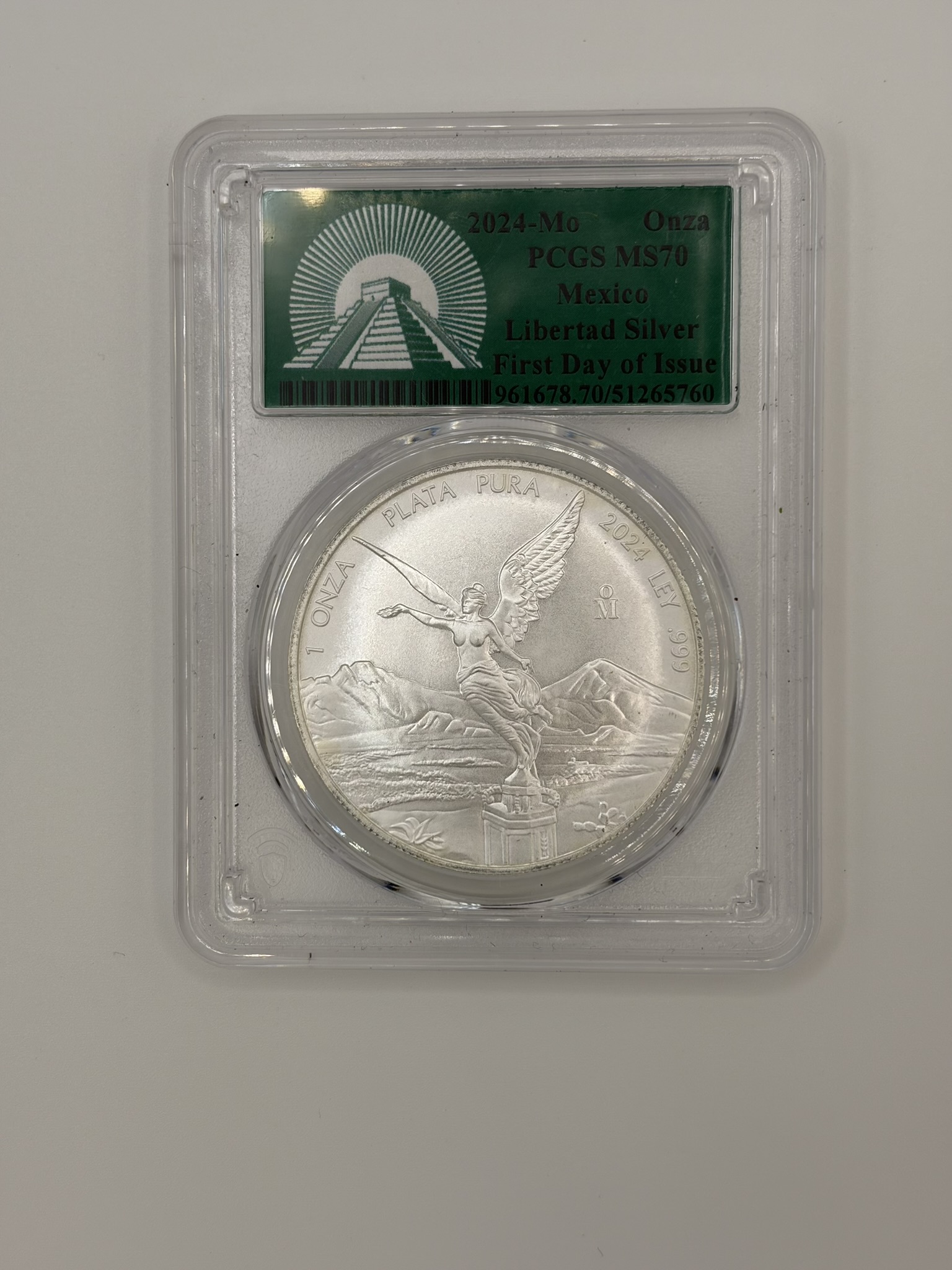 2024 Mexican Libertad silver coin bought at Gold King in Hickory, NC