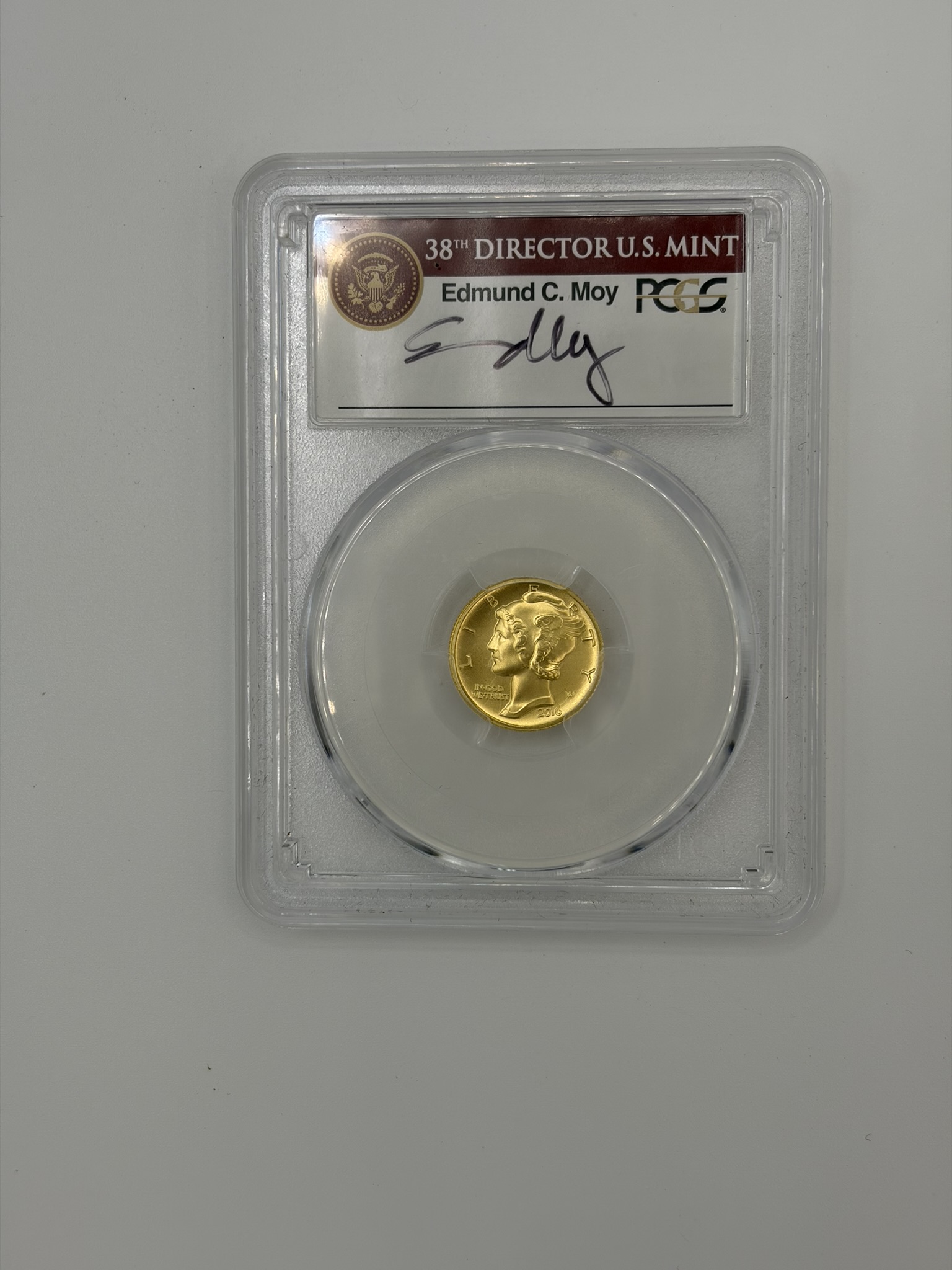 U.S. gold coins grouped for evaluation at Gold King in Hickory, NC