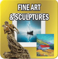 Fine Art and Sculptures Poster