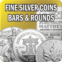 Fine Silver Coins Bars and Rounds poster