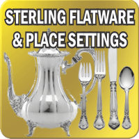 Sterling Flatware and Place settings poster